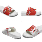 Personalized St. George Illawarra Dragons Slide Sandals Dynamic Lightning Mascot Rugby Australia