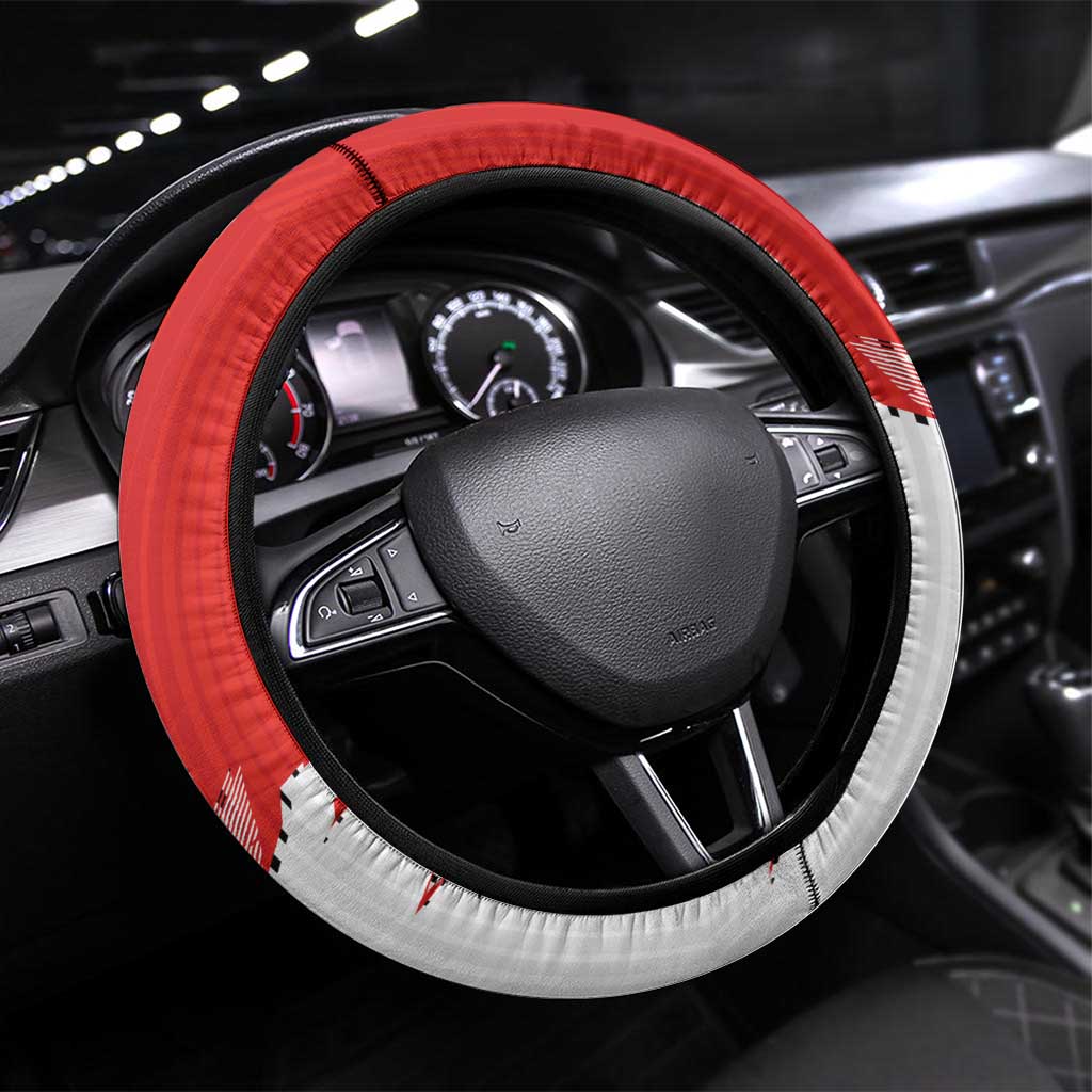St. George Illawarra Dragons Steering Wheel Cover Dynamic Lightning Mascot Rugby Australia
