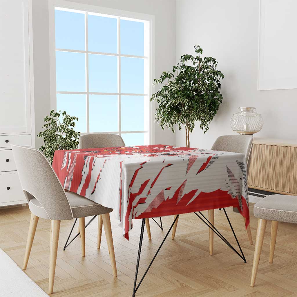 Personalized St. George Illawarra Dragons Tablecloth Dynamic Lightning Mascot Rugby Australia
