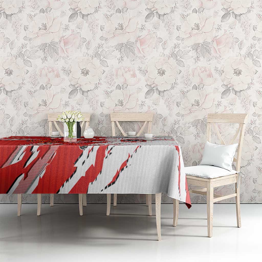 Personalized St. George Illawarra Dragons Tablecloth Dynamic Lightning Mascot Rugby Australia