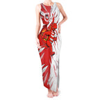 Personalized St. George Illawarra Dragons Tank Maxi Dress Dynamic Lightning Mascot Rugby Australia