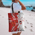 Personalized St. George Illawarra Dragons Tote Bag Dynamic Lightning Mascot Rugby Australia
