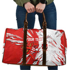 Personalized St. George Illawarra Dragons Travel Bag Dynamic Lightning Mascot Rugby Australia