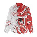 Personalized St. George Illawarra Dragons Women Casual Shirt Dynamic Lightning Mascot Rugby Australia
