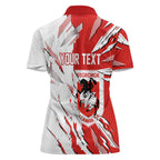 Personalized St. George Illawarra Dragons Women Polo Shirt Dynamic Lightning Mascot Rugby Australia
