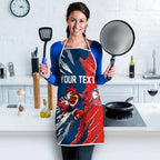 Personalized Sydney Roosters Apron Dynamic Lightning Mascot Rugby Australia