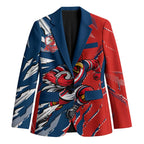 Personalized Sydney Roosters Blazer Dynamic Lightning Mascot Rugby Australia