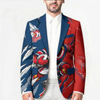 Personalized Sydney Roosters Blazer Dynamic Lightning Mascot Rugby Australia