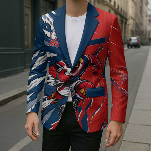 Personalized Sydney Roosters Blazer Dynamic Lightning Mascot Rugby Australia
