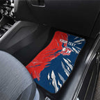 Personalized Sydney Roosters Car Mats Dynamic Lightning Mascot Rugby Australia