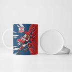 Personalized Sydney Roosters Ceramic Mug Dynamic Lightning Mascot Rugby Australia