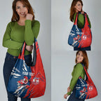 Personalized Sydney Roosters Grocery Bag Dynamic Lightning Mascot Rugby Australia