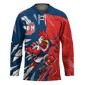 Personalized Sydney Roosters Hockey Jersey Dynamic Lightning Mascot Rugby Australia
