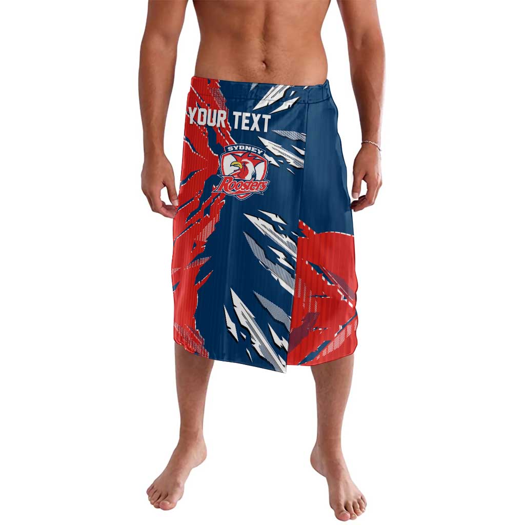 Personalized Sydney Roosters Lavalava Dynamic Lightning Mascot Rugby Australia