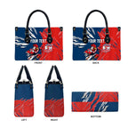 Personalized Sydney Roosters Leather Bag Dynamic Lightning Mascot Rugby Australia