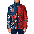 Personalized Sydney Roosters Padded Jacket Dynamic Lightning Mascot Rugby Australia