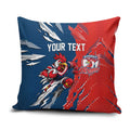 Personalized Sydney Roosters Pillow Cover Dynamic Lightning Mascot Rugby Australia