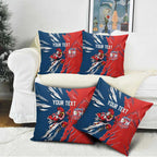 Personalized Sydney Roosters Pillow Cover Dynamic Lightning Mascot Rugby Australia