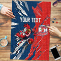 Personalized Sydney Roosters Puzzle Dynamic Lightning Mascot Rugby Australia