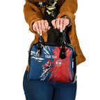 Personalized Sydney Roosters Shoulder Handbag Dynamic Lightning Mascot Rugby Australia