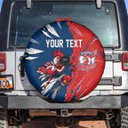 Personalized Sydney Roosters Spare Tire Cover Dynamic Lightning Mascot Rugby Australia