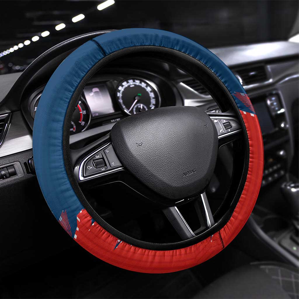 Sydney Roosters Steering Wheel Cover Dynamic Lightning Mascot Rugby Australia