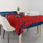 Personalized Sydney Roosters Tablecloth Dynamic Lightning Mascot Rugby Australia