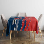 Personalized Sydney Roosters Tablecloth Dynamic Lightning Mascot Rugby Australia