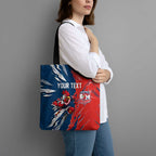 Personalized Sydney Roosters Tote Bag Dynamic Lightning Mascot Rugby Australia