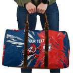 Personalized Sydney Roosters Travel Bag Dynamic Lightning Mascot Rugby Australia