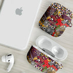 Brisbane Broncos ANZAC Day AirPods Case Aboriginal Poppy Remembrance Rugby - Lest We Forget