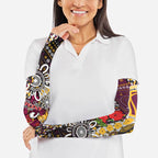 Brisbane Broncos ANZAC Day Arm Sleeves Aboriginal Poppy Remembrance Rugby - Lest We Forget
