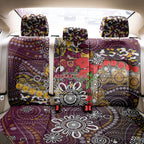 Brisbane Broncos ANZAC Day Back Car Seat Cover Aboriginal Poppy Remembrance Rugby - Lest We Forget