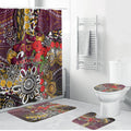 Brisbane Broncos ANZAC Day Bathroom Set Aboriginal Poppy Remembrance Rugby - Lest We Forget