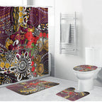 Brisbane Broncos ANZAC Day Bathroom Set Aboriginal Poppy Remembrance Rugby - Lest We Forget