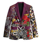 Brisbane Broncos ANZAC Day Blazer Aboriginal Poppy Remembrance Rugby - Lest We Forget