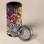 Brisbane Broncos ANZAC Day 4 in 1 Can Cooler Tumbler Aboriginal Poppy Remembrance Rugby - Lest We Forget