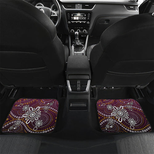 Brisbane Broncos ANZAC Day Car Mats Aboriginal Poppy Remembrance Rugby - Lest We Forget