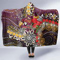 Brisbane Broncos ANZAC Day Hooded Blanket Aboriginal Poppy Remembrance Rugby - Lest We Forget
