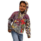Brisbane Broncos ANZAC Day Kid Hoodie Aboriginal Poppy Remembrance Rugby - Lest We Forget