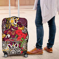 Brisbane Broncos ANZAC Day Luggage Cover Aboriginal Poppy Remembrance Rugby - Lest We Forget