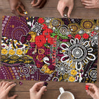 Brisbane Broncos ANZAC Day Puzzle Aboriginal Poppy Remembrance Rugby - Lest We Forget