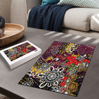 Brisbane Broncos ANZAC Day Puzzle Aboriginal Poppy Remembrance Rugby - Lest We Forget