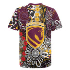 Brisbane Broncos ANZAC Day Rugby Jersey Aboriginal Poppy Remembrance Rugby - Lest We Forget