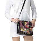 Brisbane Broncos ANZAC Day Shoulder Handbag Aboriginal Poppy Remembrance Rugby - Lest We Forget