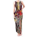 Brisbane Broncos ANZAC Day Tank Maxi Dress Aboriginal Poppy Remembrance Rugby - Lest We Forget