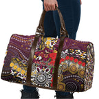 Brisbane Broncos ANZAC Day Travel Bag Aboriginal Poppy Remembrance Rugby - Lest We Forget