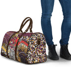 Brisbane Broncos ANZAC Day Travel Bag Aboriginal Poppy Remembrance Rugby - Lest We Forget