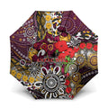 Brisbane Broncos ANZAC Day Umbrella Aboriginal Poppy Remembrance Rugby - Lest We Forget