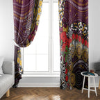 Brisbane Broncos ANZAC Day Window Curtain Aboriginal Poppy Remembrance Rugby - Lest We Forget